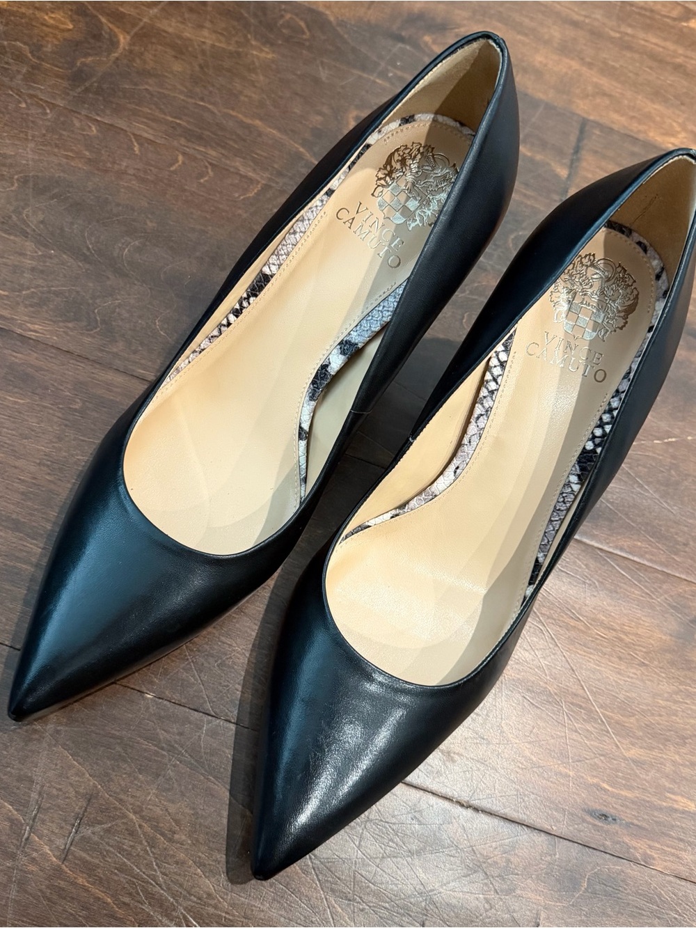 Vince Camuto Thanley Pointed Toe Pump Black Sz11 - Picture 6 of 13